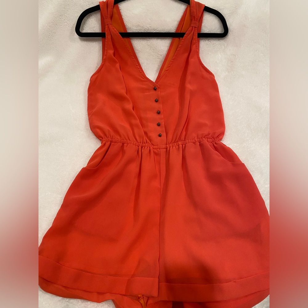 Orange Romper